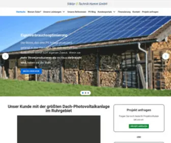 Solartechnik-Hamm.de(Technik Hamm GmbH) Screenshot