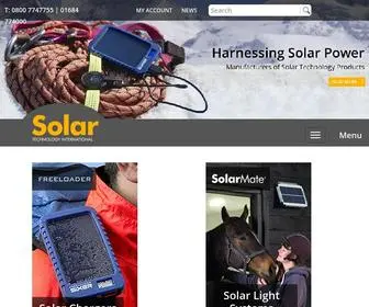 Solartechnology.co.uk(Solar Technology International Ltd) Screenshot