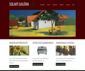 Solartgaleria.hu(Üdvözöljük) Screenshot