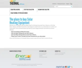 Solarthermal.com(The place to buy Solar Heating Equipment) Screenshot