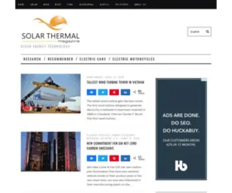 Solarthermalmagazine.com(Solar Thermal Magazine) Screenshot