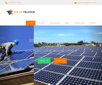 Solartrainingkerala.com(Solar Trainer in Kerala) Screenshot