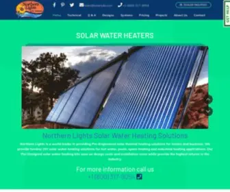 Solartubs.com(Solar water heating) Screenshot