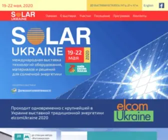 Solarukraine.com.ua(SOLAR Ukraine 2020 SOLAR Ukraine 2020) Screenshot