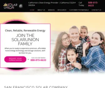 Solarunion.com(Trusted Solar Installation in San Francisco) Screenshot