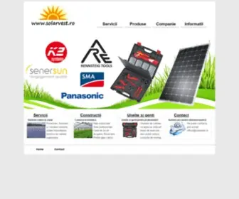 Solarvest.ro(Sisteme solare si hale metalice) Screenshot