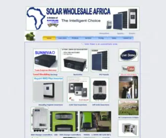 Solarwholesale.co.za(Solar Power) Screenshot