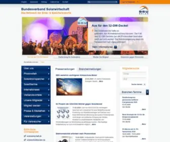 Solarwirtschaft.de(Bundesverband Solarwirtschaft) Screenshot