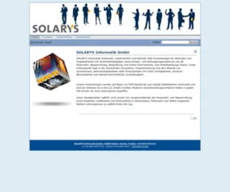 Solarys.com(SOLARYS Informatik GmbH) Screenshot