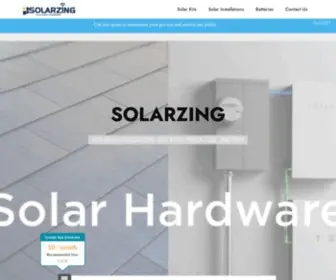Solarzing.com(Solarzing, Installation, Tesla, Battery, Solar, Powerwall, Inverters, Panel, Energy Audit, Engineering) Screenshot