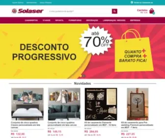 Solaser.com.br(Solaser Artigos Personalizados) Screenshot