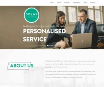 Solasfs.com(SOLAS FIDUCIARY SERVICES) Screenshot