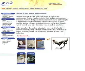 Solasonline.com(Modern Furniture) Screenshot