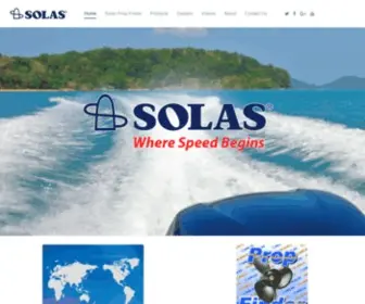 Solaspropellers.com(Solas and Rubex Boat Propellers) Screenshot