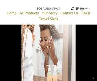 Solauraspa.com(Solaura Spa®) Screenshot