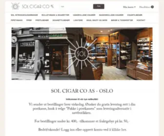 Solcigar.no(Sol Cigar Co) Screenshot