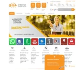 Sol.com.py(SOL INTERNET) Screenshot