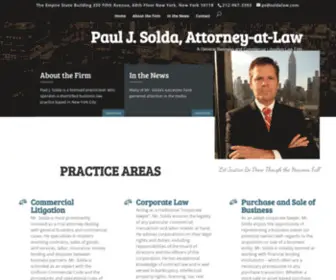 Soldalaw.com(Paul J) Screenshot