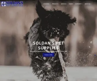 Soldanspet.com(Feeders Pet Supply) Screenshot