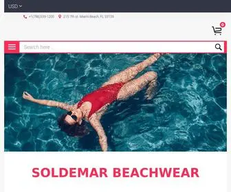 Soldemarbeachwear.com(SoldeMar Beachwear) Screenshot