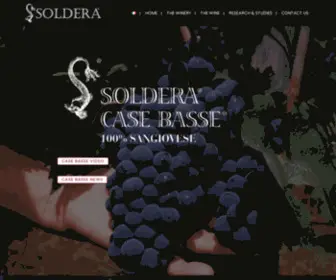 Soldera.it(Società Agricola Soldera Case Basse) Screenshot