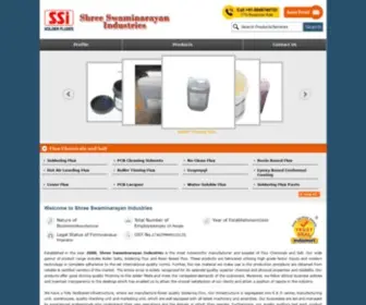 Solderingflux.co.in(Shree Swaminarayan Industries) Screenshot