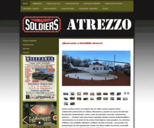 Soldiersatrezzo.es(Atrezzo militar) Screenshot