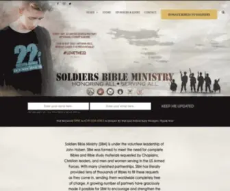 Soldiersbibleministry.org(Soldiers Bible Ministry) Screenshot