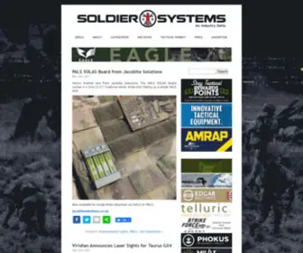 Soldiersystems.com(An Industry Daily and Tactical Gear News Blog) Screenshot