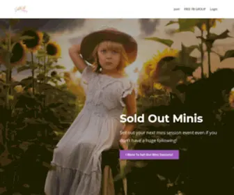 Soldoutminis.com(Sold Out Photography Mini Sessions) Screenshot