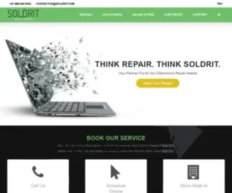 Soldrit.com(MacBooks, iPhones, iMacs, iPads Service Center in Bangalore) Screenshot