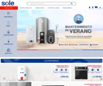 Sole.com.pe(Compra Online) Screenshot