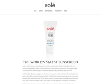 Sole.com(Solé) Screenshot