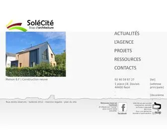 Solecite.fr(SoléCité) Screenshot