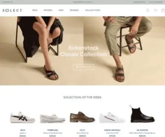 Solect.nz(Shop Women’s and Men’s Shoes Online in NZ) Screenshot