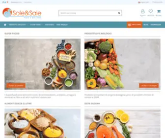 Soleesale.com(Sole & Sale Prodotti Dieteici) Screenshot