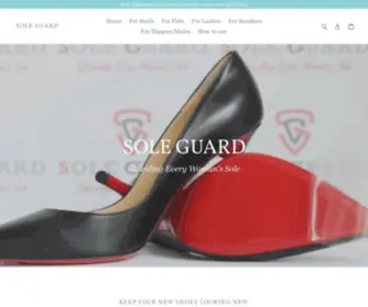 Soleguardusa.com(Sole Guard) Screenshot