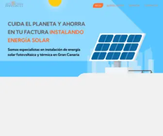 Soleicanrenovables.com(Energía solar fotovoltaica y térmica en Gran Canaria) Screenshot