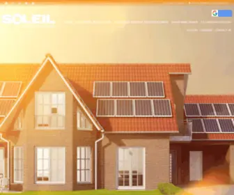 Soleilenergies.com(Solar Energy) Screenshot