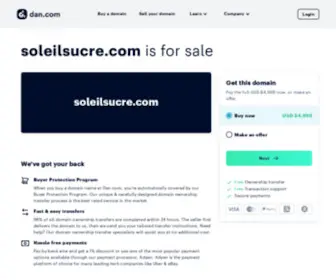 Soleilsucre.com(Magento) Screenshot