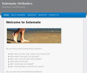 Solemate.com.sg(Solemate Orthotics) Screenshot