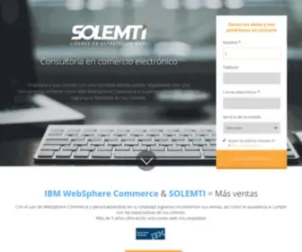 Solemti.com(Implementación de soluciones de comercio electrónico) Screenshot