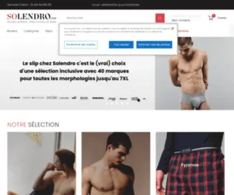 Solendro.com(Sous-vêtements pour hommes) Screenshot