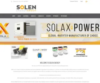 Solenenergy.com(Solar Panels) Screenshot