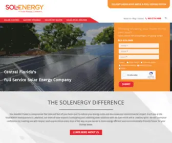 Solenergyus.com(A Full Service Solar Energy Company) Screenshot