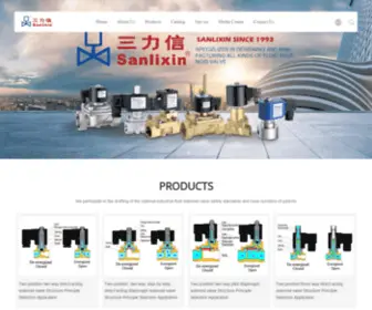 Solenoidvalve.cn(Yuyao Sanlixin Solenoid Valve Co) Screenshot