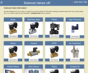 Solenoidvalvesuk.com(Solenoid Valves UK Ltd) Screenshot