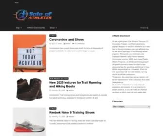 Soleofathletes.com(Online athletic shoe store) Screenshot