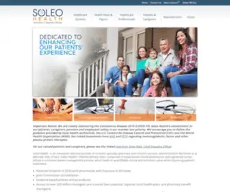 Soleohealth.com(Soleo Health) Screenshot