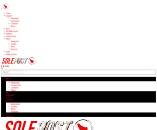 Solepost.com(Sneaker Release Dates) Screenshot